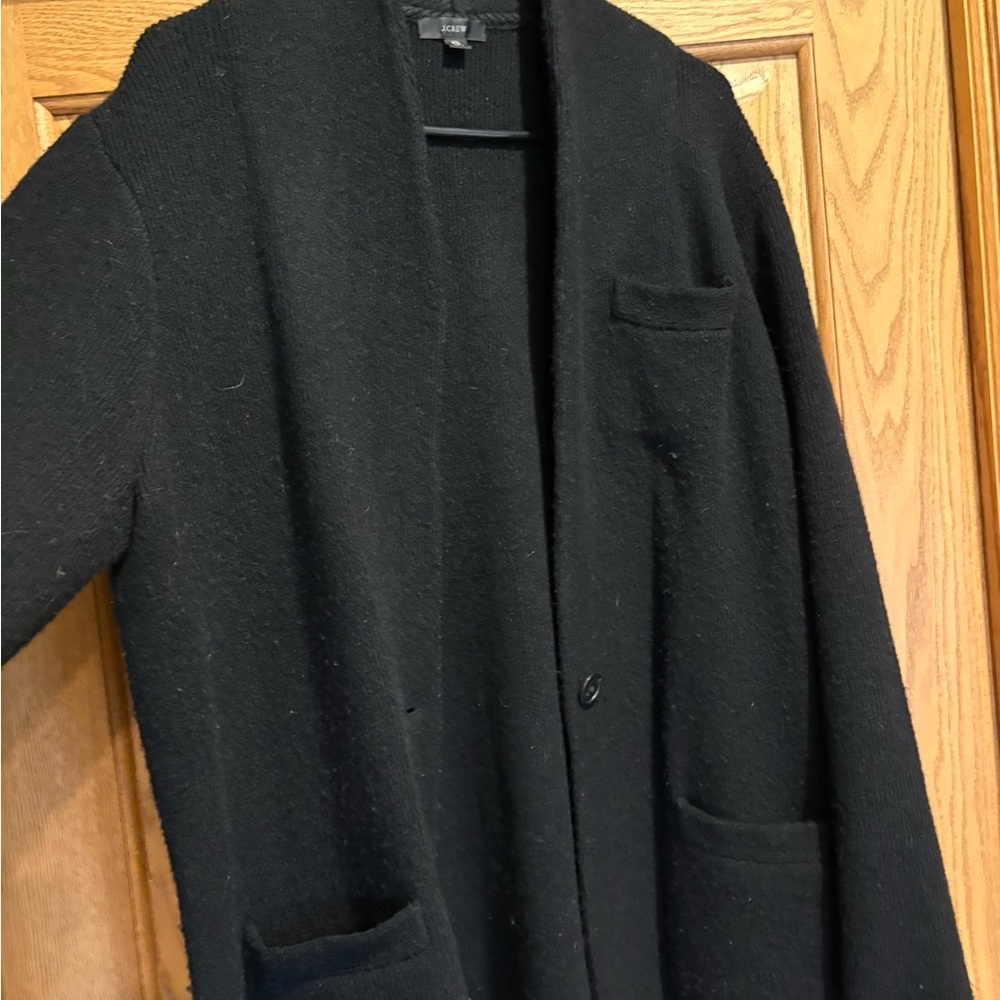 J Crew Black Cardigan